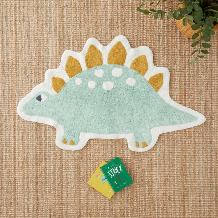 Rugs & Play Mats |  Shaped Stegosaurus Decorative Rug Kids Decor Rugs & Play Mats