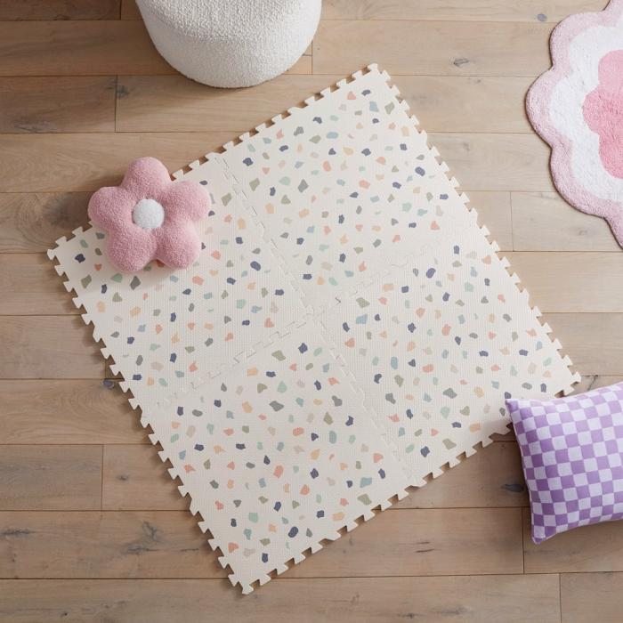 Rugs & Play Mats |  Terrazzo Foam Tiles Pack Of 4 Kids Decor Rugs & Play Mats