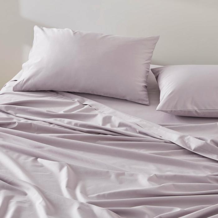 Sheets |  600Tc Bamboo Cotton Lilac Dust Sheet Set Bedlinen Sheets