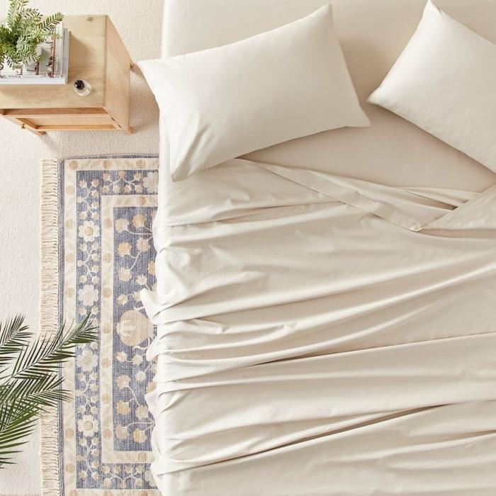 Sheets |  600Tc Bamboo Cotton Natural Sheet Set Bedlinen Sheets