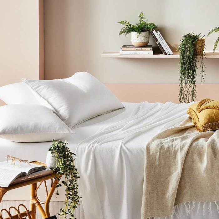 Sheets |  Bamboo Linen White Sheet Separates Bedlinen Sheets