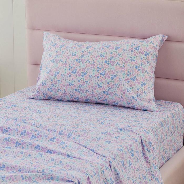 Sheets |  Blossom Meadow White Sheet Set Kids Bedlinen Sheets