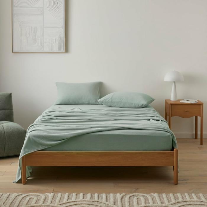 Sheets |  Cloud Sage Sheet Set Bedlinen Flannelette