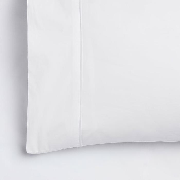 Sheets |  Fresh Cotton Percale White Pillowcases Bedlinen Pillowcases