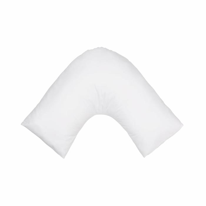 Sheets |  Fresh Cotton Percale White U Shaped Pillowcase Bedlinen Pillowcases