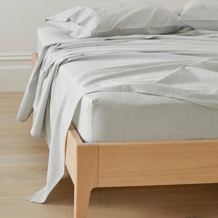 Sheets |  Fresh Yarn Dyed Grey Marle Sheet Set Bedlinen Sheets