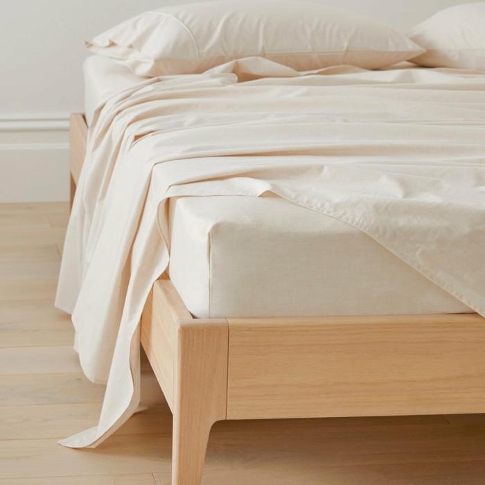 Sheets |  Fresh Yarn Dyed Natural Marle Sheet Set Bedlinen Sheets