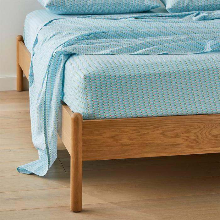 Sheets |  Panama Geo Green Printed Sheet Set Bedlinen Sheets