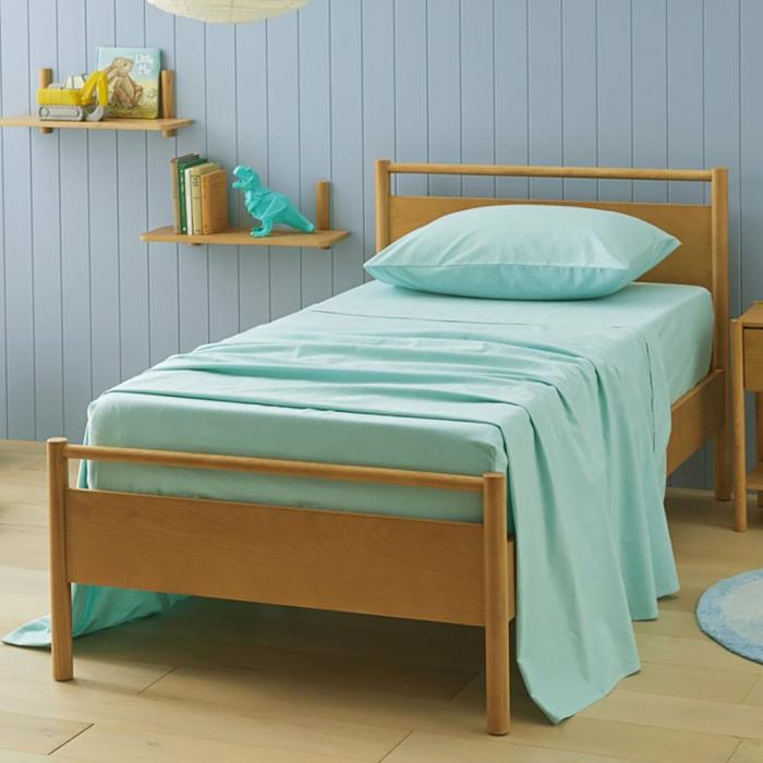 Sheets |  Plain Dye Mint Flannelette Sheet Set Flannelette Flannelette