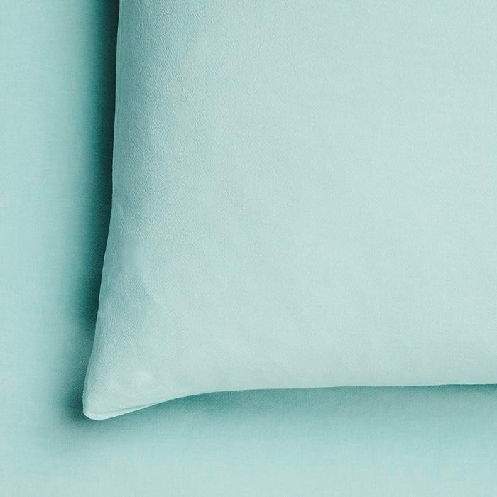 Sheets |  Stonewashed Cotton Soft Sage Fitted Sheet Set Kids Bedlinen Sheets