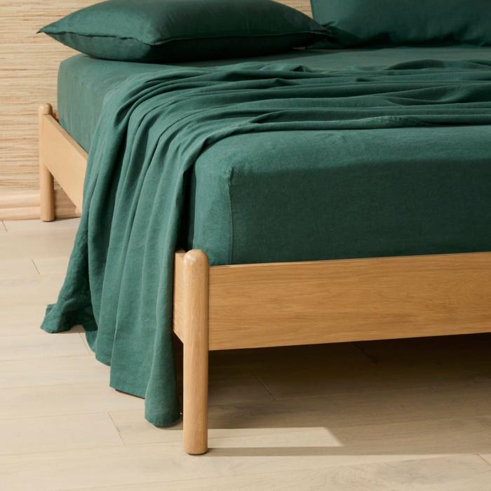 Sheets |  Vintage Washed Linen Balsam Sheet Set Bedlinen Sheets