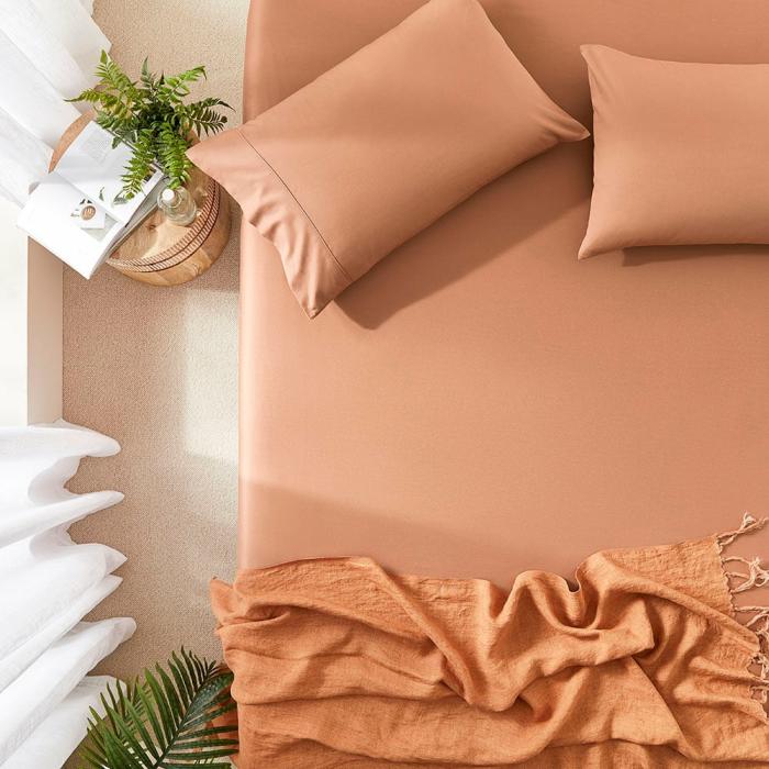 Sheets |  Worlds Softest Cotton Clay Fitted Sheet Separates Bedlinen Sheets