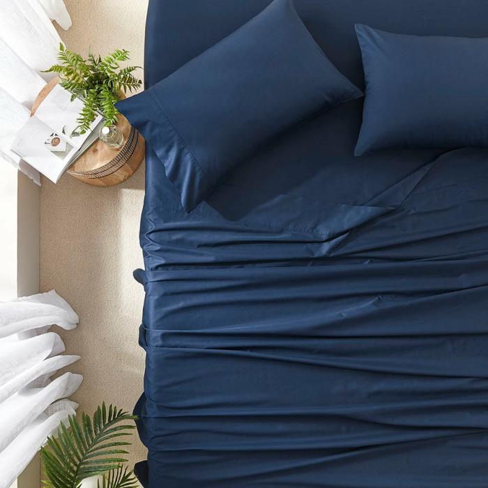 Sheets |  Worlds Softest Cotton Navy Sheet Set Bedlinen Sheets