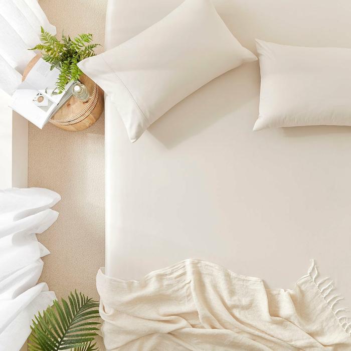 Sheets |  Worlds Softest Cotton Sand Fitted Sheet Separates Bedlinen Sheets