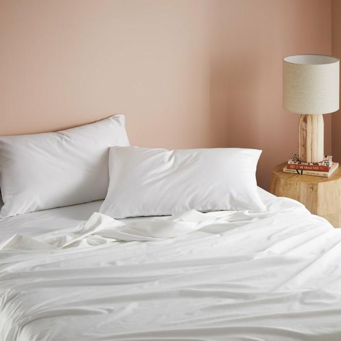 Sheets |  Worlds Softest Cotton White Sheet Set Bedlinen Sheets