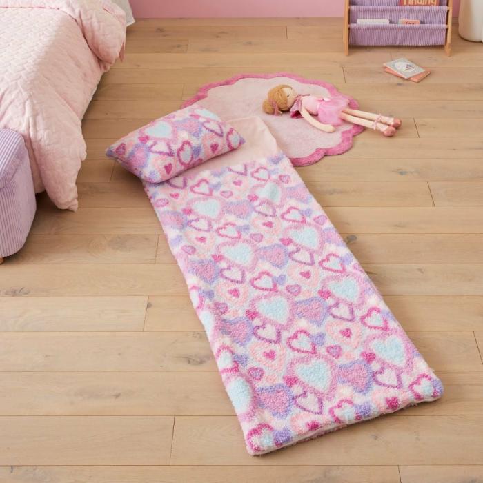 Sleeping Bags |  Sammy I Heart You Sherpa Sleeping Bag Kids Bedlinen Sleeping Bags