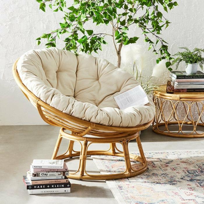 Sofas & Armchairs |  Cayman Honey & Natural Rattan Papasan Living Room Sofas & Armchairs