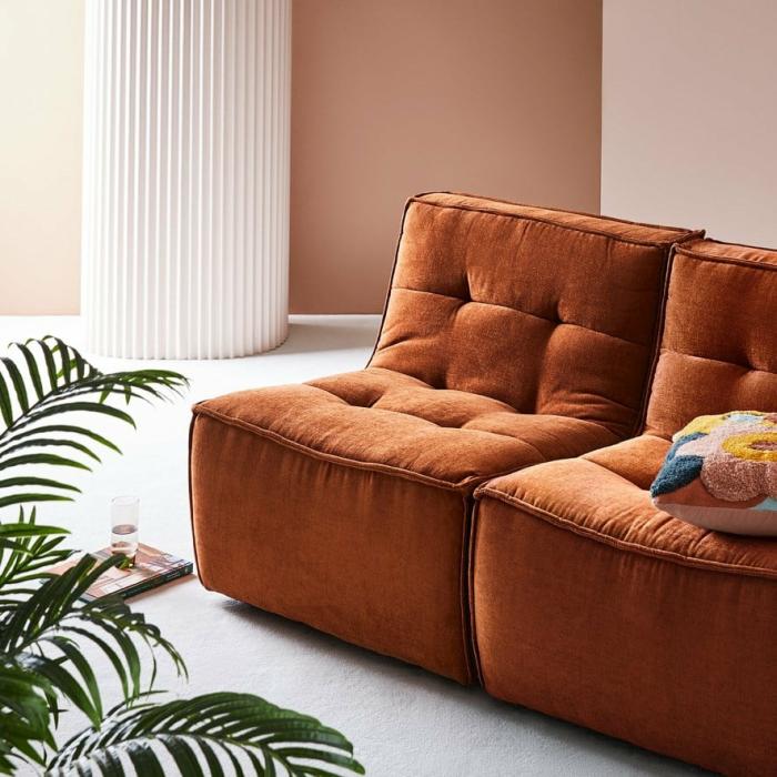 Sofas & Armchairs |  Otis Copper Lounge Chair 1 Seater Living Room Sofas & Armchairs