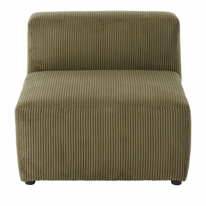 Sofas & Armchairs |  Tulsa Forest Corduroy 1 Seater Modular Lounge Chair Living Room Sofas & Armchairs