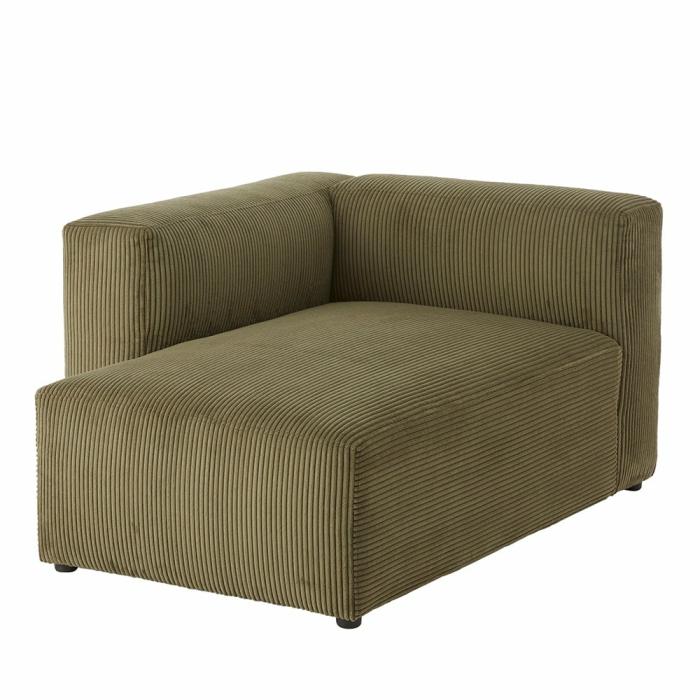 Sofas & Armchairs |  Tulsa Forest Corduroy Left Arm Facing Chaise Modular Lounge Chair Living Room Sofas & Armchairs