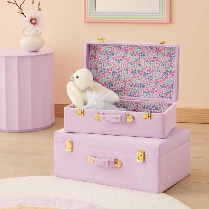 Storage |  Blossom Meadow Keepsake Suitcase Kids Decor Storage