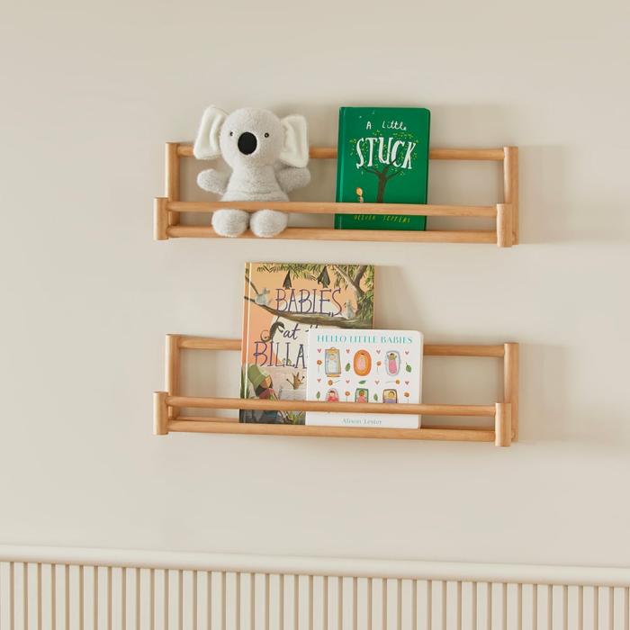 Storage |  Noah Natural Book Shelf Pack Of 2 Kids Decor Storage