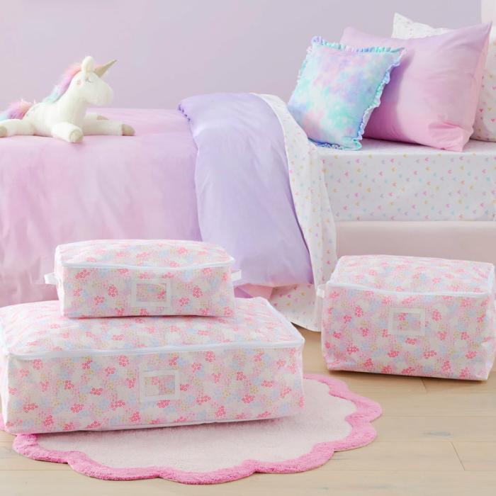 Storage |  Polly Floral Storage Bag Kids Decor Storage