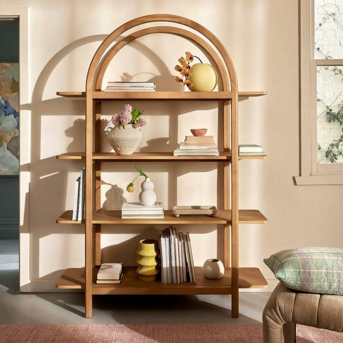 Storage & Shelves |  Lunar Oak Bookshelf Living Room Storage & Shelves