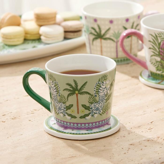 Table & Servingware |  Adira Green Tiger Mug Kitchen Table & Servingware