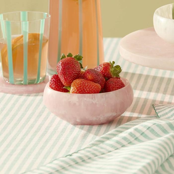 Table & Servingware |  Calypso Matte Rose Pink Resin Dip Bowl Kitchen Table & Servingware