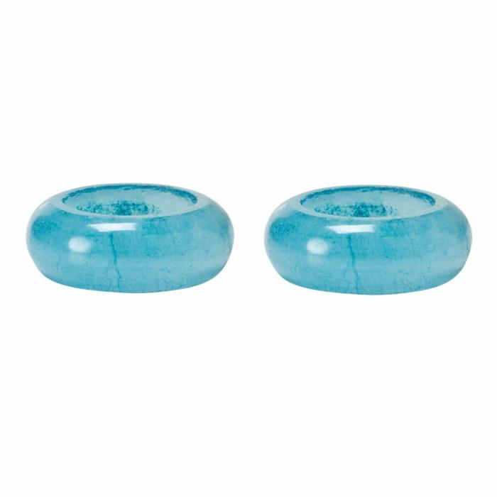 Table & Servingware |  Carnival Blue Napkin Rings Set Of 2 Kitchen Table & Servingware