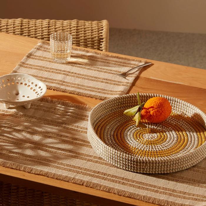 Table & Servingware |  Cuba Natural Table Runner Kitchen Table & Servingware