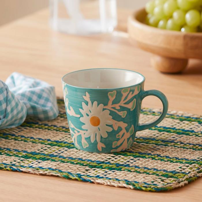 Table & Servingware |  Fiore Teal Mug Kitchen Table & Servingware