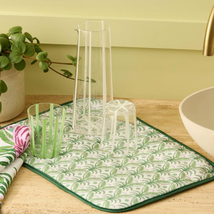 Table & Servingware |  Harper Palm Reversible Drying Mat Kitchen Table & Servingware