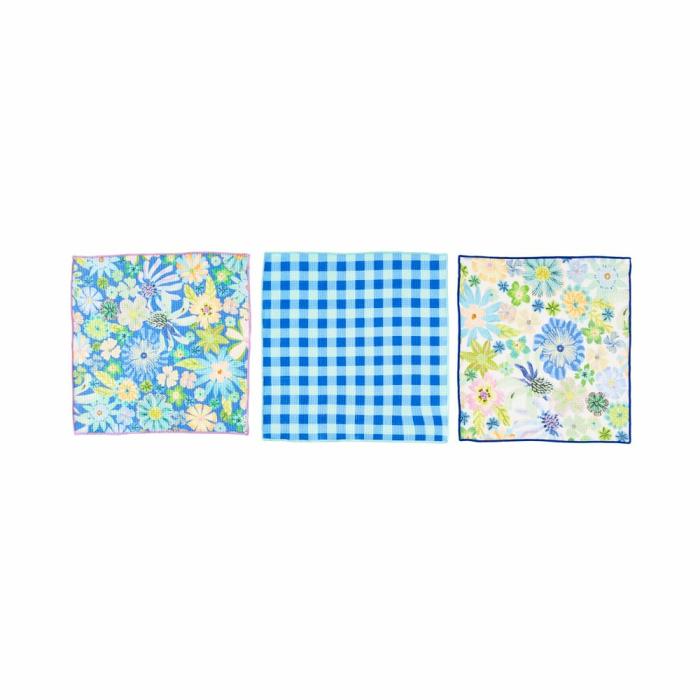 Table & Servingware |  Juniper Sia Floral Printed Dishcloth Pack Of 3 Kitchen Table & Servingware