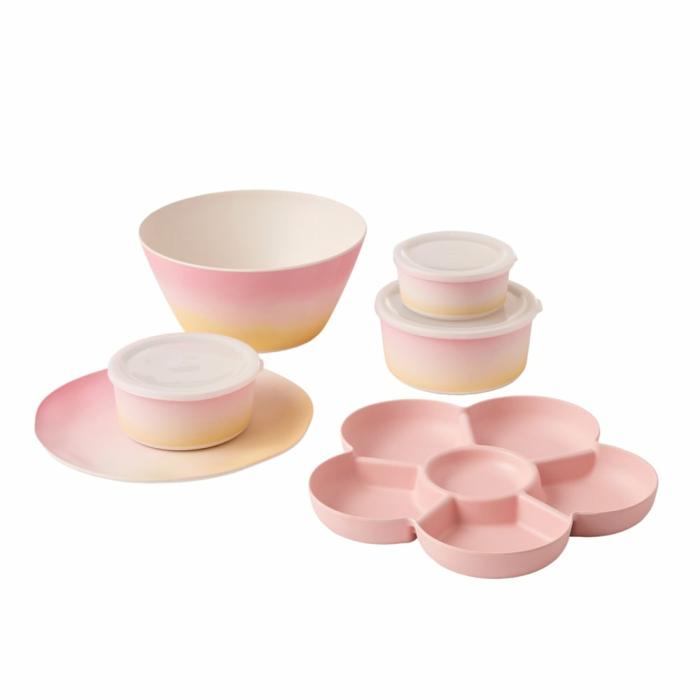 Table & Servingware |  Ombre Sunrise Bamboo Servingware Kitchen Table & Servingware