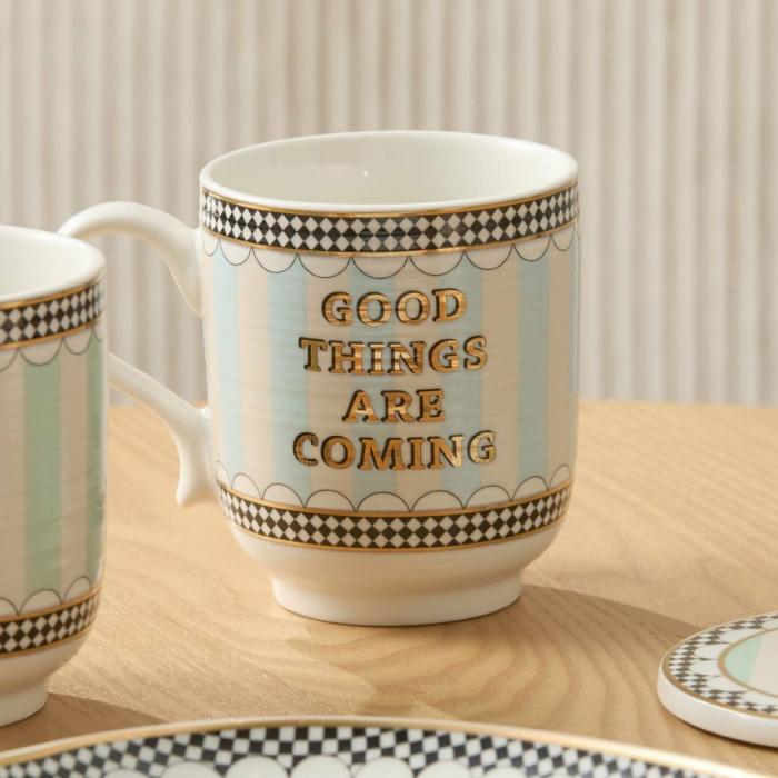 Table & Servingware |  Rivoli Good Things Are Coming Mug Kitchen Table & Servingware