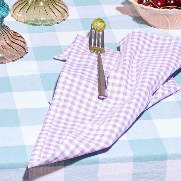 Table & Servingware |  Sadie Boysenberry Gingham Napkins Pack Of 2 Kitchen Table & Servingware