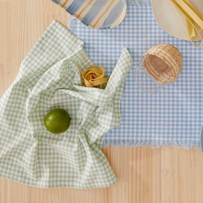 Table & Servingware |  Sadie Mint Gingham Napkins 2 Pack Kitchen Table & Servingware