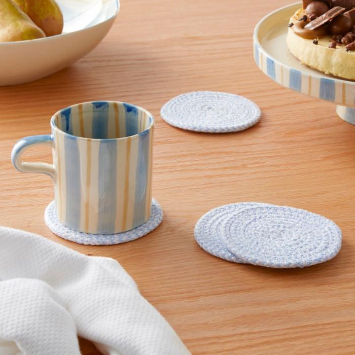 Tablecloths, Runners & Placemats |  Frankie Sky Coasters 4 Pack Kitchen Table & Servingware