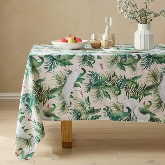 Tablecloths, Runners & Placemats |  Margot Natural Tablecloth Kitchen Table & Servingware