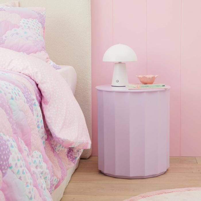 Tables & Chairs |  Frankie Lilac Side Table Kids Furniture Tables & Chairs