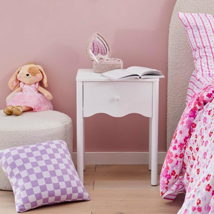 Tables & Chairs |  Willow White Bedside Table Kids Furniture Tables & Chairs