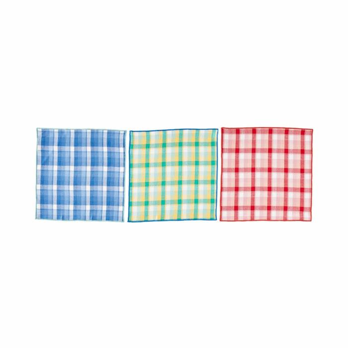 Tea Towels |  Archie Pink, Green & Blue Waffle Dishcloth Kitchen Table & Servingware