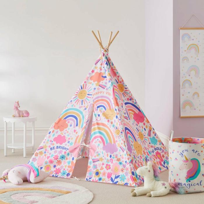 Teepees & Canopies |  Rainbow Burst Teepee Kids Decor Teepees & Canopies