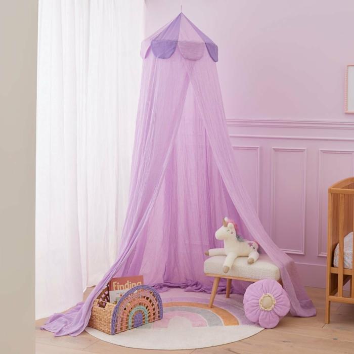 Teepees & Canopies |  Scallop Lilac Novelty Canopy Kids Decor Teepees & Canopies