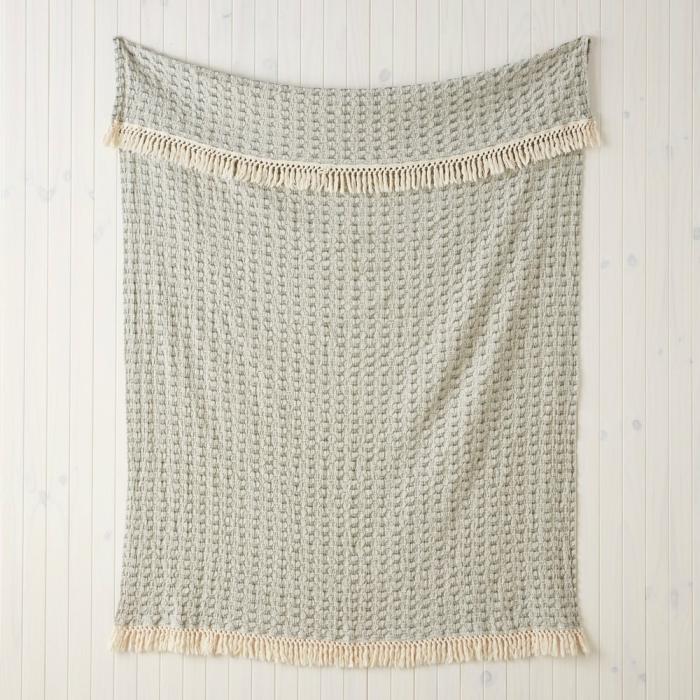 Throws & Blankets |  Byron Soft Green Marle Throw Home Styling Throws & Blankets