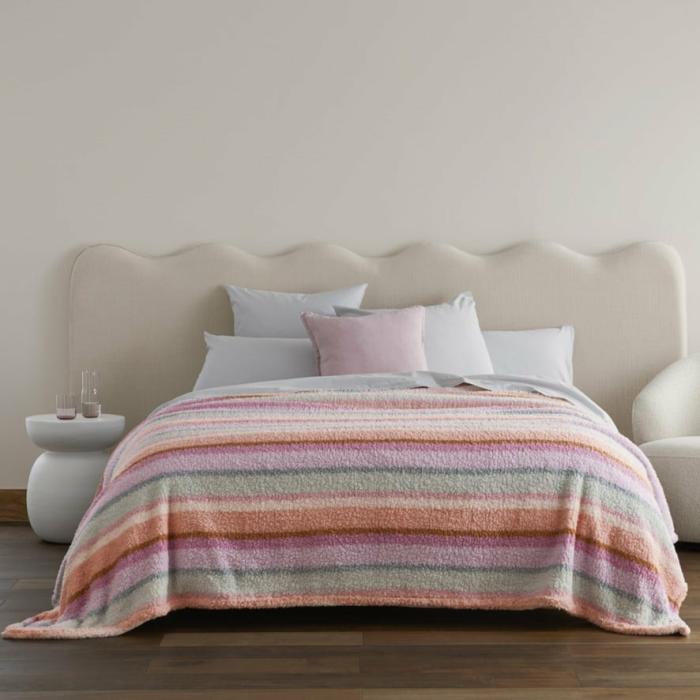 Throws & Blankets |  Cloud Neopolitan Stripe Blanket Home Styling Throws & Blankets