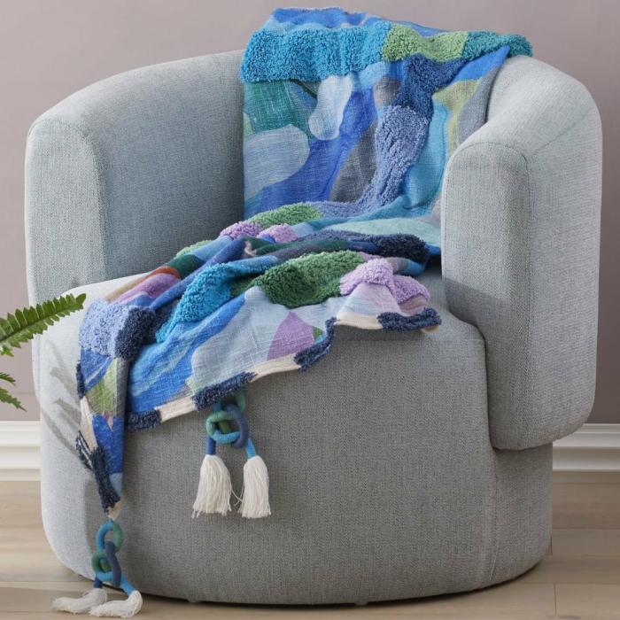 Throws & Blankets |  Erin Reinboth Sea Sprays Throw Home Styling Throws & Blankets