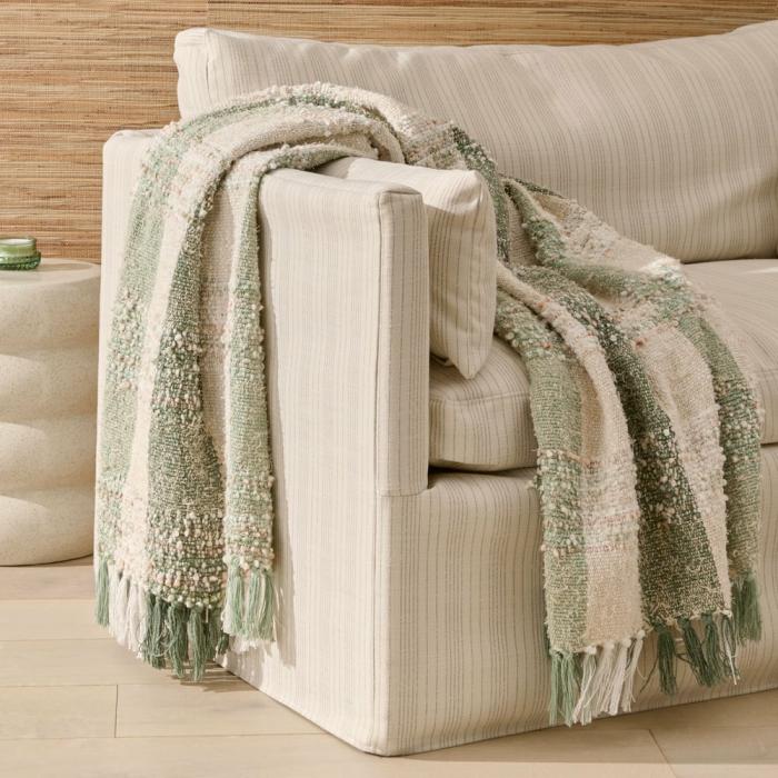 Throws & Blankets |  Heidelberg Greens Check Throw Home Styling Throws & Blankets